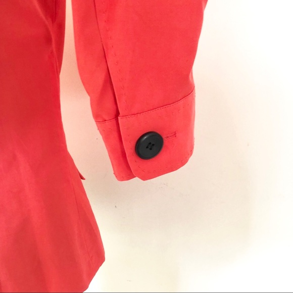 Coral Orange Lightweight Spring Blazer - Picture 4 of 8